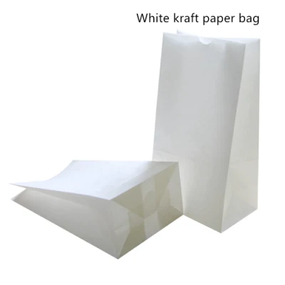 Food Grade Eco-Friendly Paper Bread Bag Wax Paper Bread Bag Kraft Paper Bag for Bread