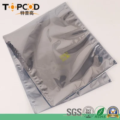 Aluminum Foil 3 Side Seal Packaging Bags with Ziplock in The Top