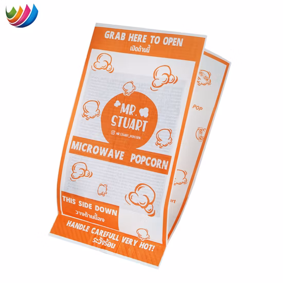 OEM/ODM China Manufacturer Small Paper Pouch Microwave Popcorn Packaging Bag