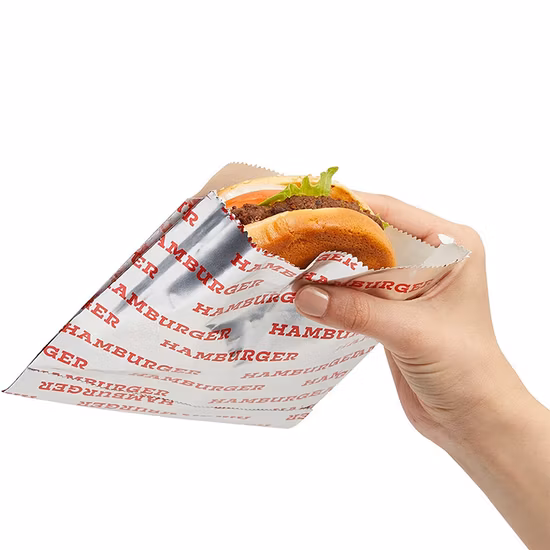 Food Grade Grease Paper Food Wrappers for Popcorn Bag